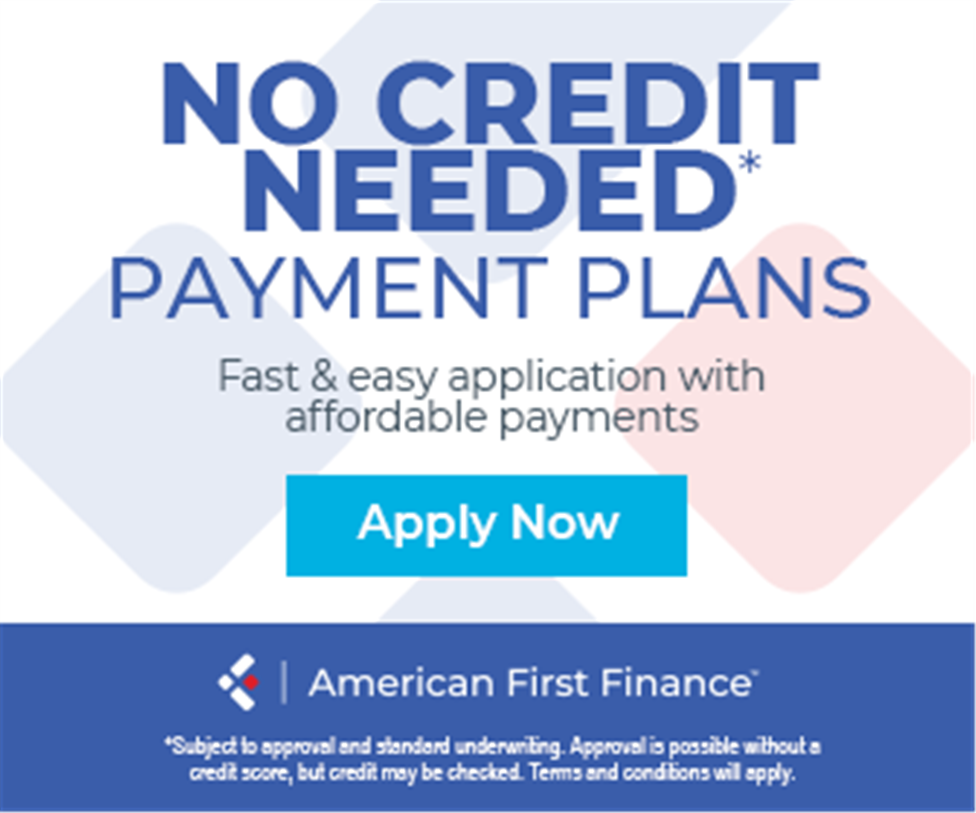 NO CREDIT NEEDED* PAYMENT PLANS - First American Finance