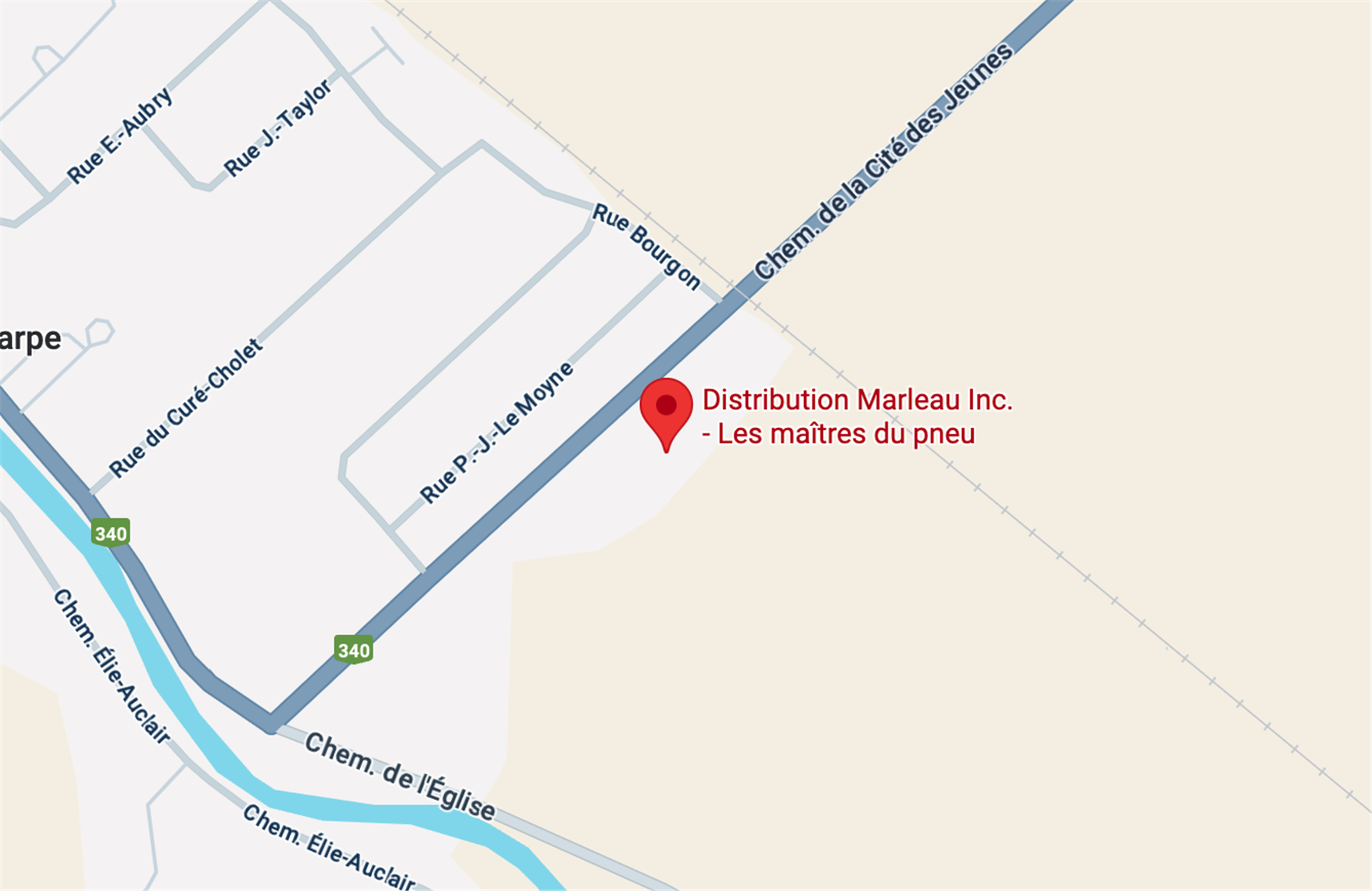 Map with store location