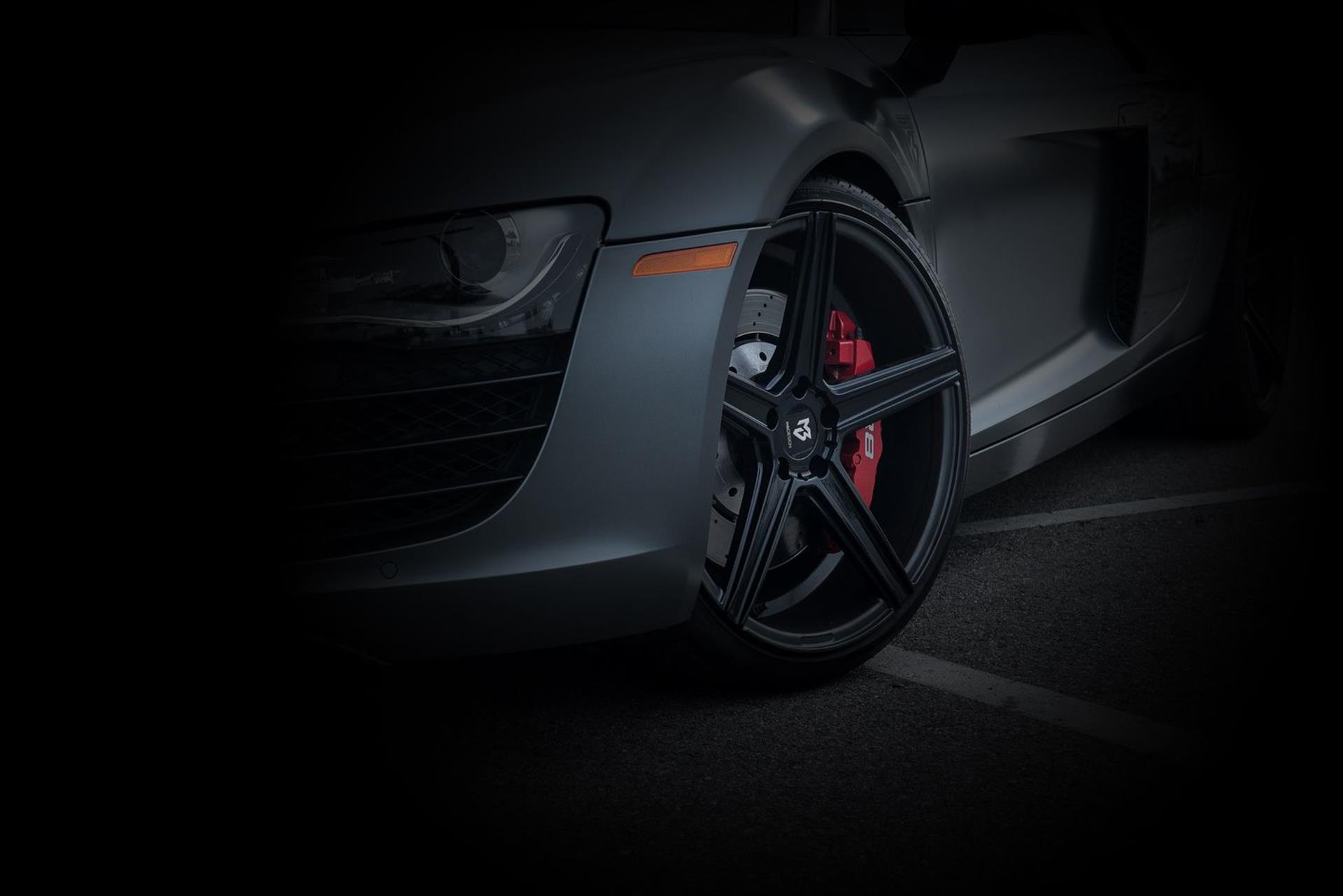 Audi R8 faded shot