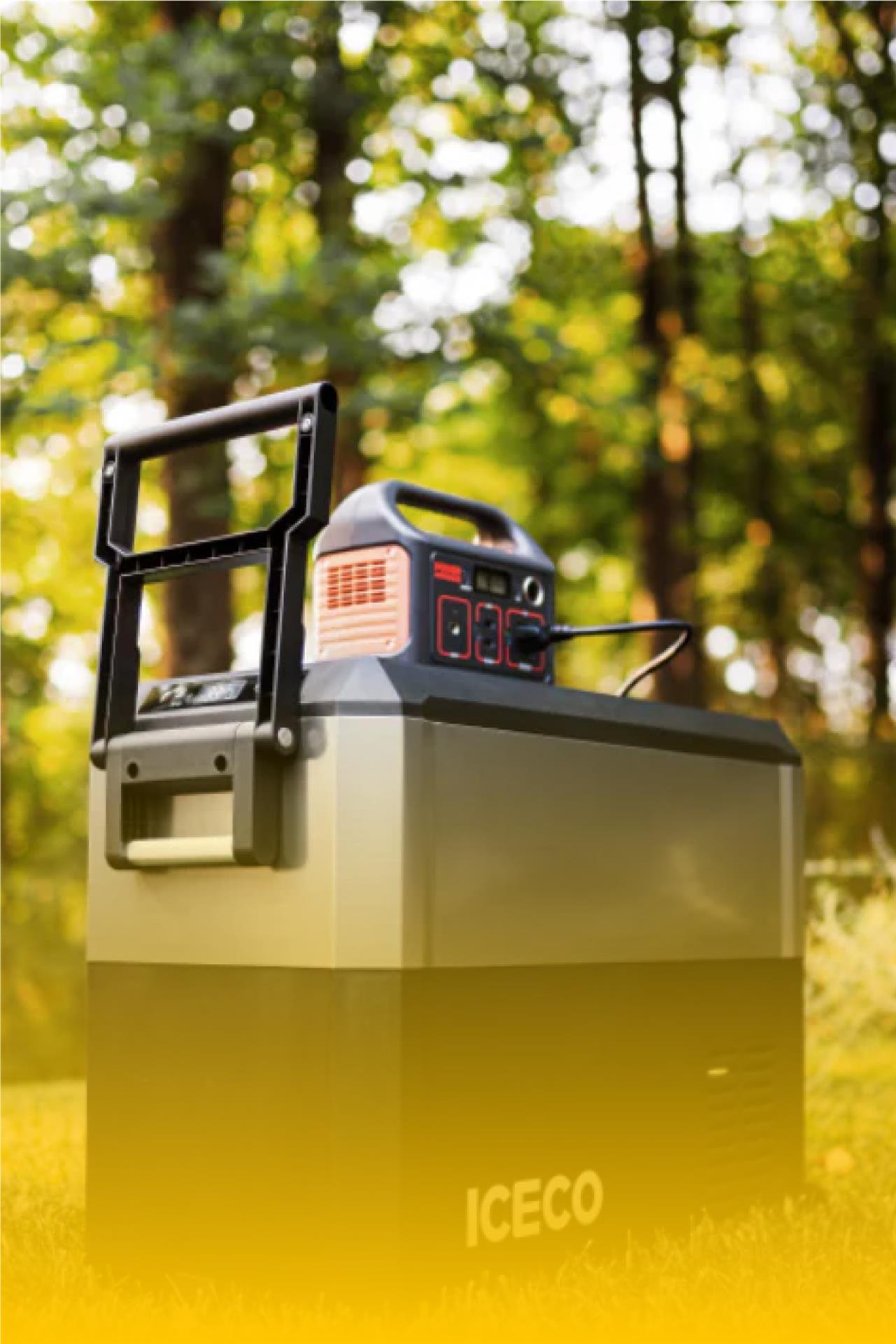 ICECO cooler for camping