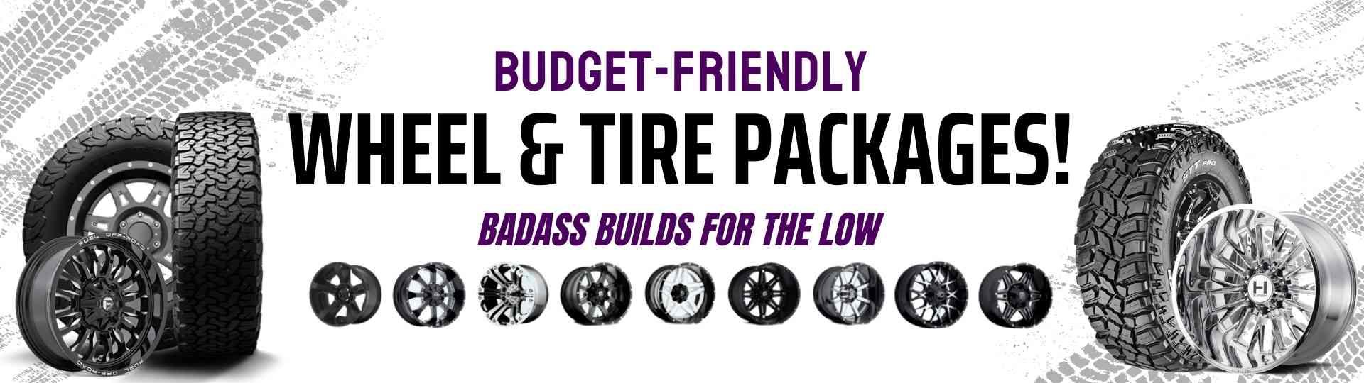 wheel and tire package banner