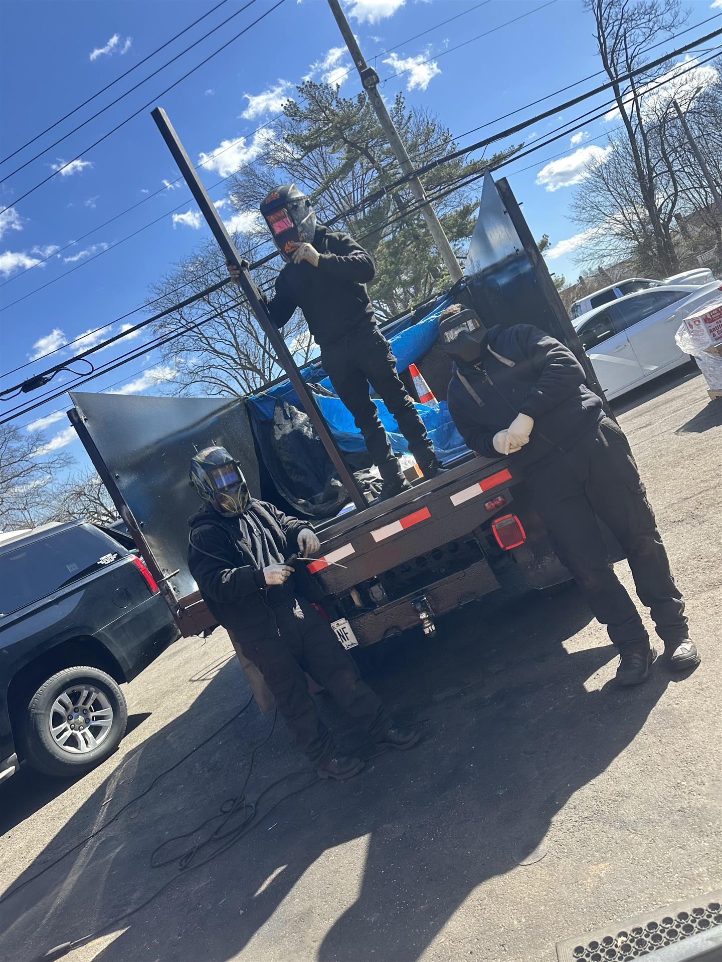 White WRX on NY street 
