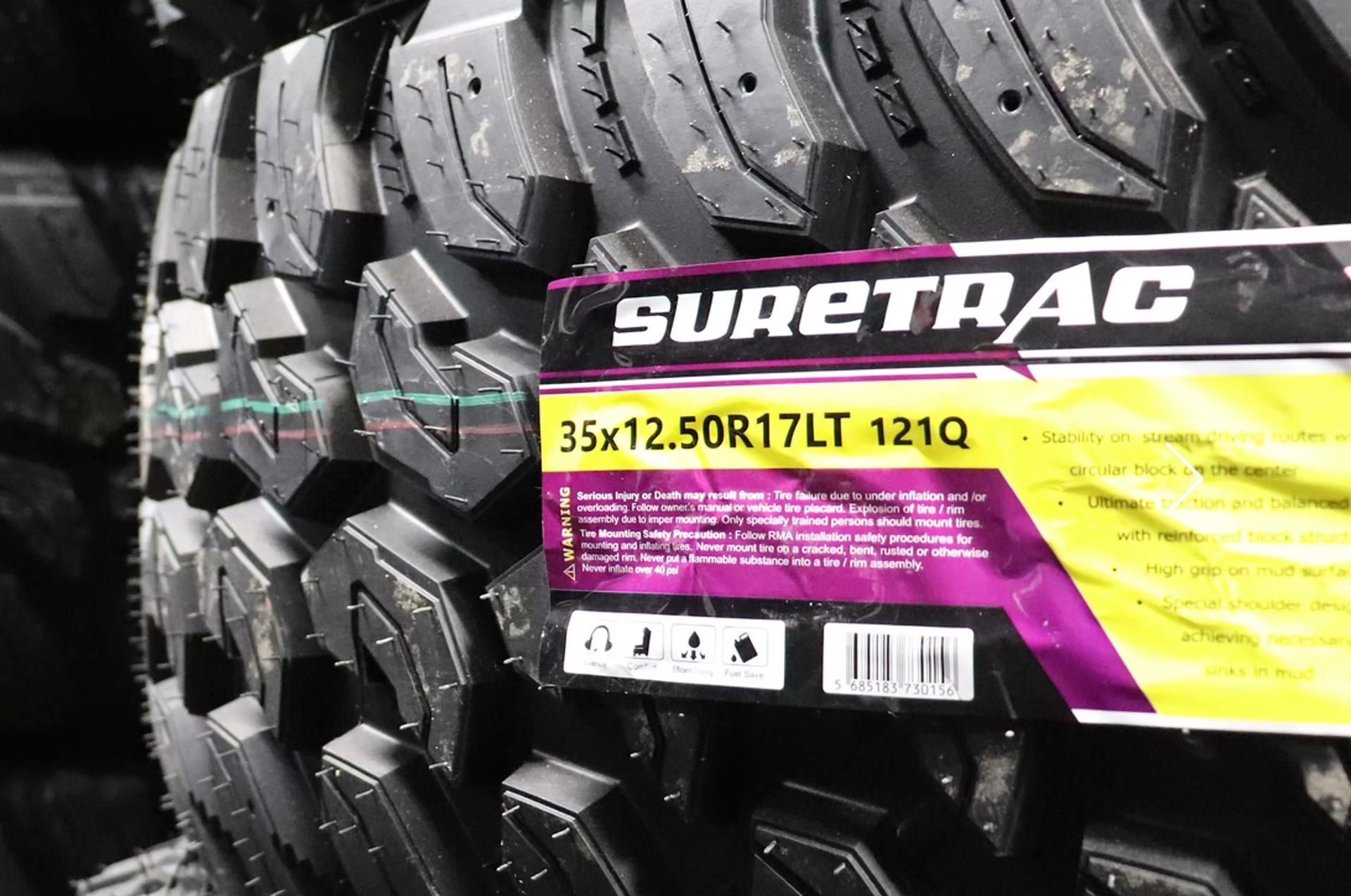 Suretrac tire in Distribution Marleau warehouse