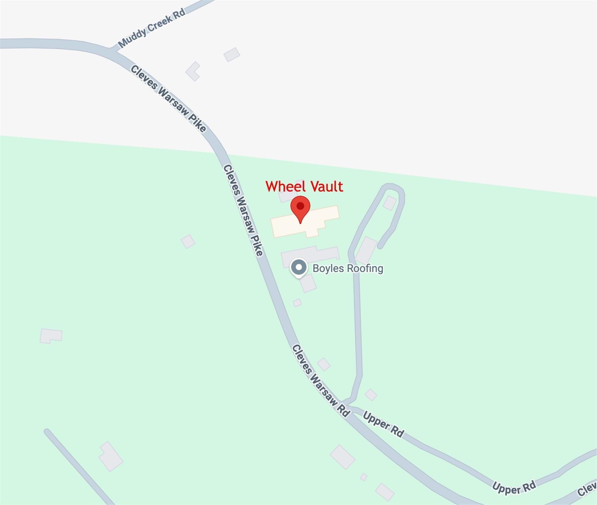 Map leading to Wheel Vault Headquarters